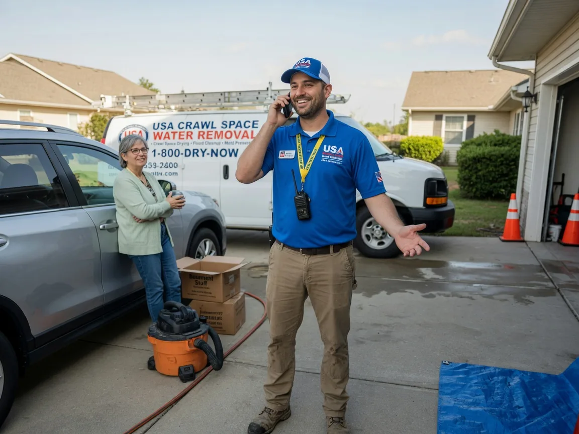 Crawl Space Water Removal Lusby, MD FAQs